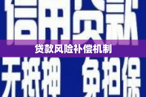 泰州贷款风险补偿机制