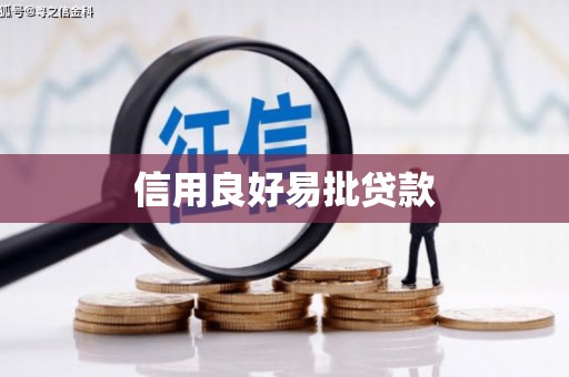 泰州信用良好易批贷款