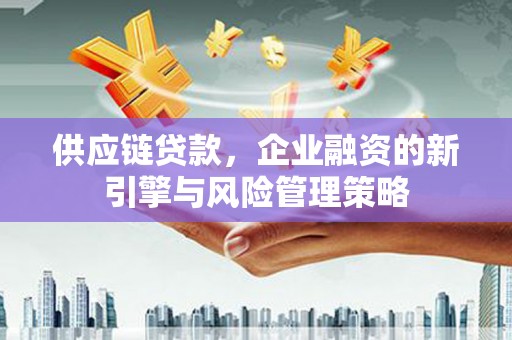 泰州供应链贷款，企业融资的新引擎与风险管理策略
