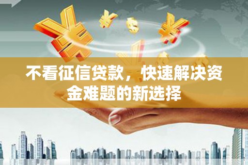 泰州不看征信贷款，快速解决资金难题的新选择