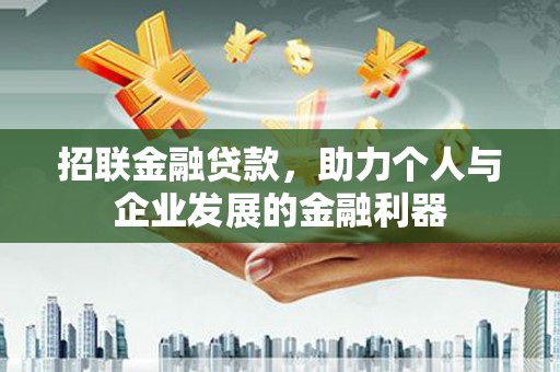 泰州招联金融贷款，助力个人与企业发展的金融利器