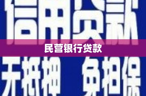 泰州民营银行贷款
