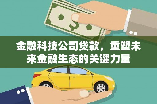 泰州金融科技公司贷款，重塑未来金融生态的关键力量