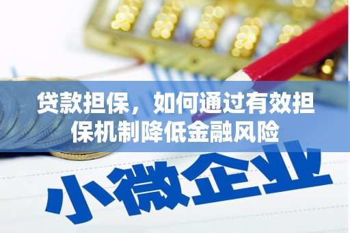 泰州贷款担保，如何通过有效担保机制降低金融风险