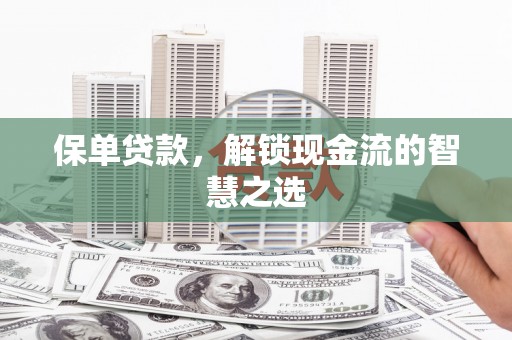 泰州保单贷款，解锁现金流的智慧之选