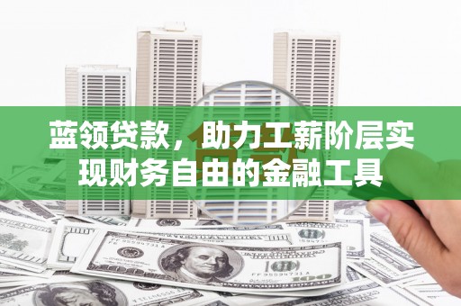 泰州蓝领贷款，助力工薪阶层实现财务自由的金融工具