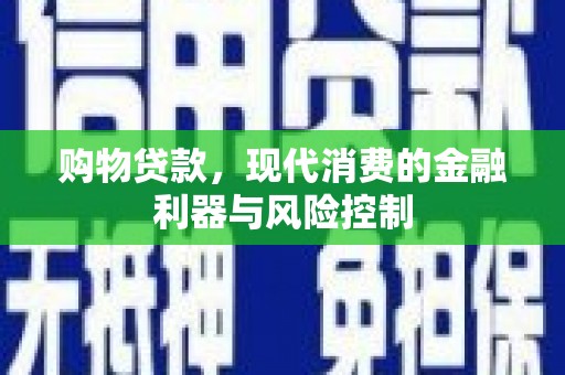 泰州购物贷款，现代消费的金融利器与风险控制