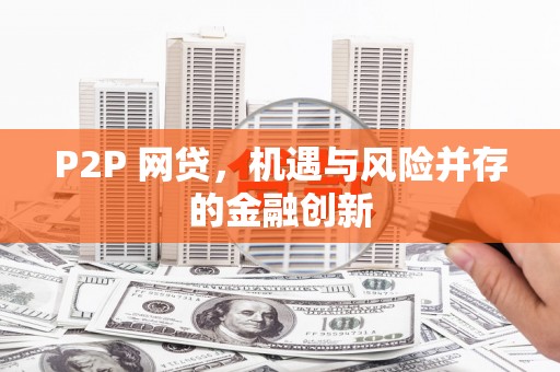 泰州P2P 网贷，机遇与风险并存的金融创新