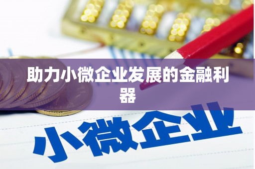泰州助力小微企业发展的金融利器